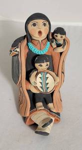 Native American Storyteller Figure by Mary Lucero
