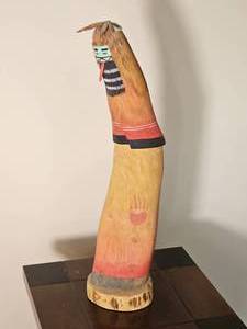 Hand Carved Hopi Mana Kachina Doll Figure
