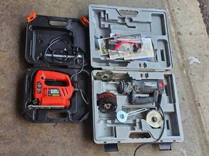 RotoZip Spiral Saw and Black and Decker Jigsaw Tool Lot