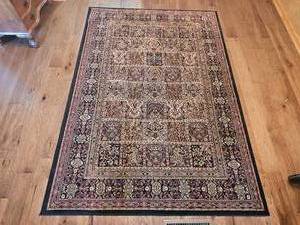 Traditional Panel Pattern Area Rug 63 by 91 Inches