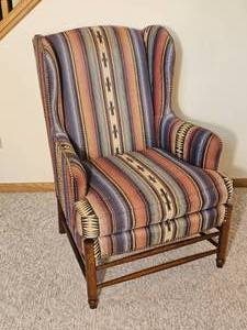 Hickory Chair Southwestern Wingback Accent Chair