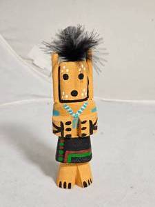 Feathered Hopi Style Kachina Ornament Figure