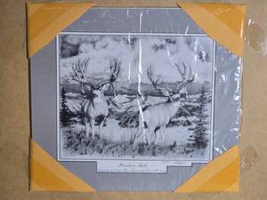 Signed Darcy Tate Heads or Tails Deer Print 69300