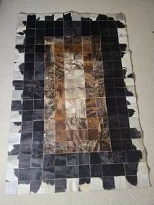 Patchwork Cowhide Area Rug