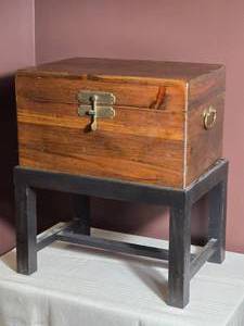 Southern Furniture Reproductions Cedar Chest on Stand - B