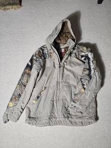 Legendary Whitetails Camo Trim Hooded Jacket Size 2XL