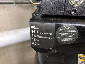 80 gallon compressor