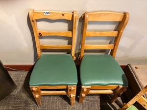 handmade chairs x 3