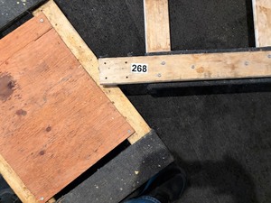 wooden dolly carts