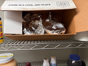 all contents of shelves