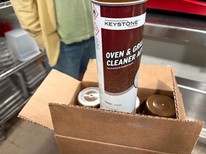 2 cases of oven cleaner