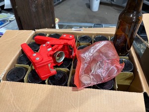 12oz home brew bottles and capper