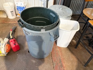 Assorted Garbage Cans