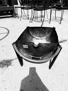 Half keg barrel firepit