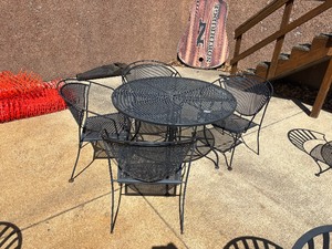 4 top round patio table
