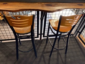 Set of two bar stools