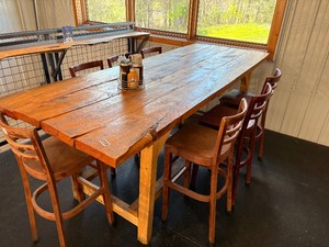 Large  high top wooden Table