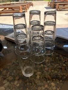 Dozen pint glasses