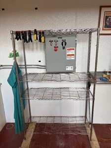 shelf with contents