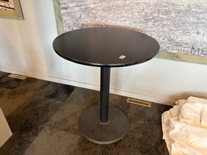 Black high top table
