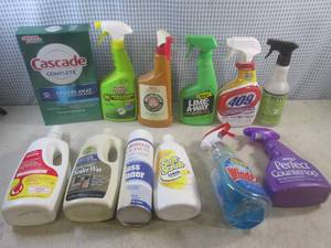 (BR3) Assorted Ceaners Etc Some Ful...