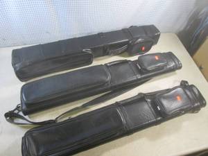 (F-3) 3 Pool Cue Cases...