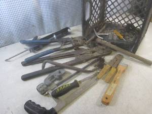 (A-2) Assorted Tools in Plastic Cra...