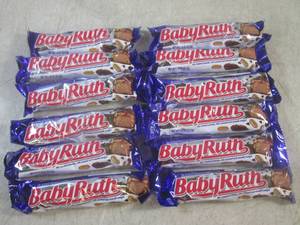 (B-1) 12 Baby Ruth Candy Bars Past ...