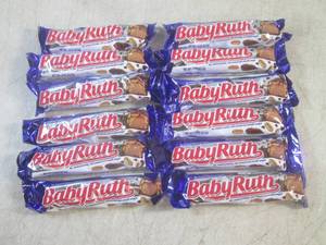 (B-1) 12 Baby Ruth Candy Bars Past ...