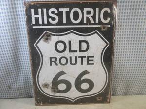 (EC1) Historic Old Route 66 Tin Sig...