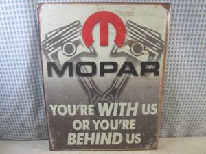 (EC1) Mopar Tin Sign 16 x 12 12 ...