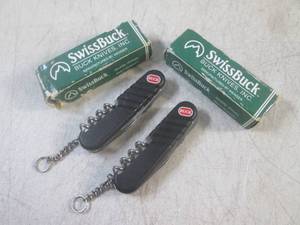 (CNTR) 4 SwissBuck Buck Knives 2 in...