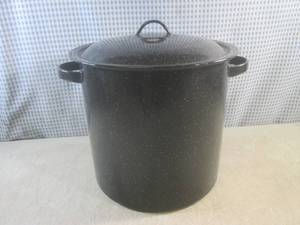 (CSB) Black Speckled Enamel Stock P...