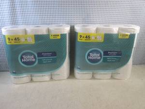 (CS) 2 - 9 Mega Roll Count 2-Ply Ba...