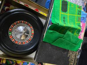 Vintage Roulette Game NO BALL