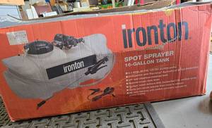BRAND NEW Spot Sprayer, 16 Gallon, IRONTON
