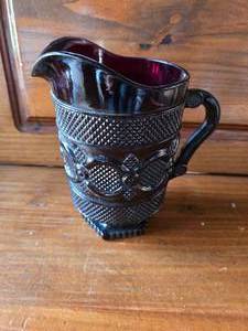 Avon Red Pitcher
