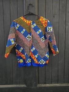 Zip Up Jacket African Print