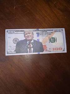 Trump 100 Dollar Bill- Fun Gag Gift