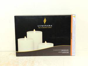 NEW LUMINARA REAL FLAME-EFFECT CANDLE