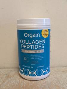 ORGAIN COLLAGEN PEPTIDES  PROBIOTICS