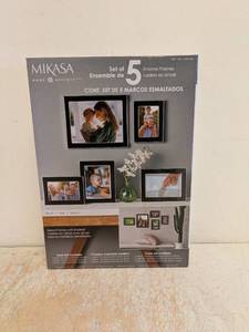 MIKASA HOME ACCENTS ENAMEL FRAMES 5PK WHITE