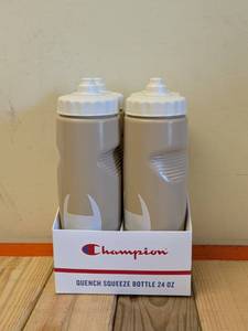 NEW CHAMPION QUENCH SQUEEZE BOTTLE 24OZ. 4PK. IRISH CREAMCOTTON