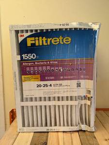 NEW 3M FILTRETE 1550 20x25x4 FILTERS 2PK.