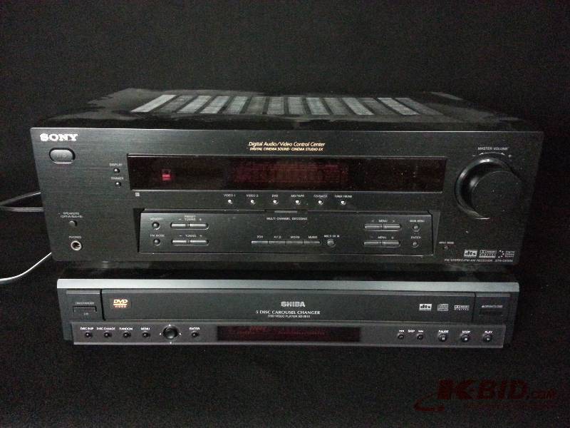 Sony Receiver & Toshiba 5-Disc DVD Player