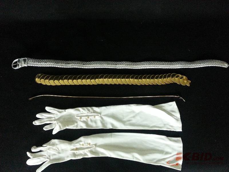 Silk () Gloves, Three Ladies Belts
