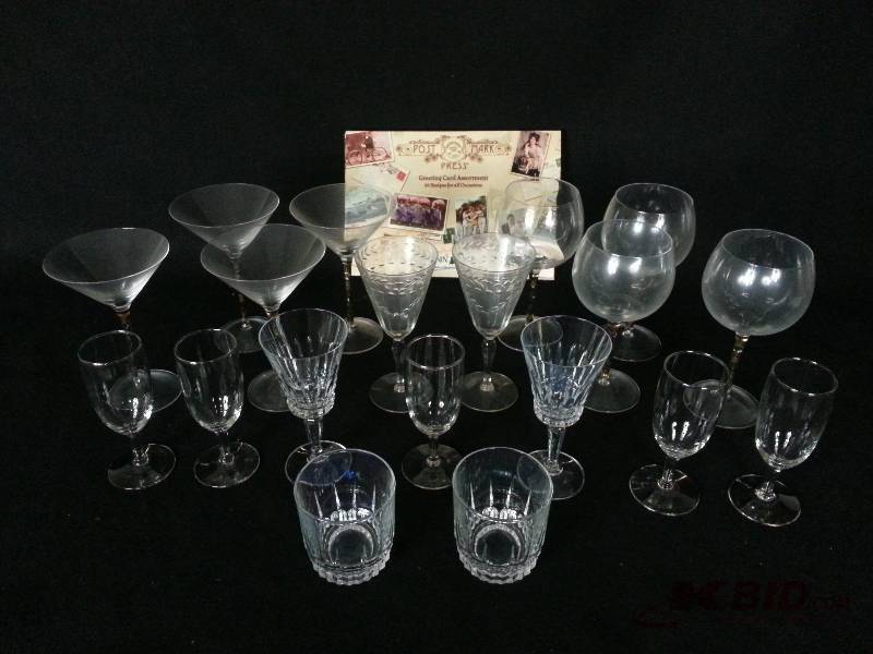 Assorted Glassware & Greeting Card Pack