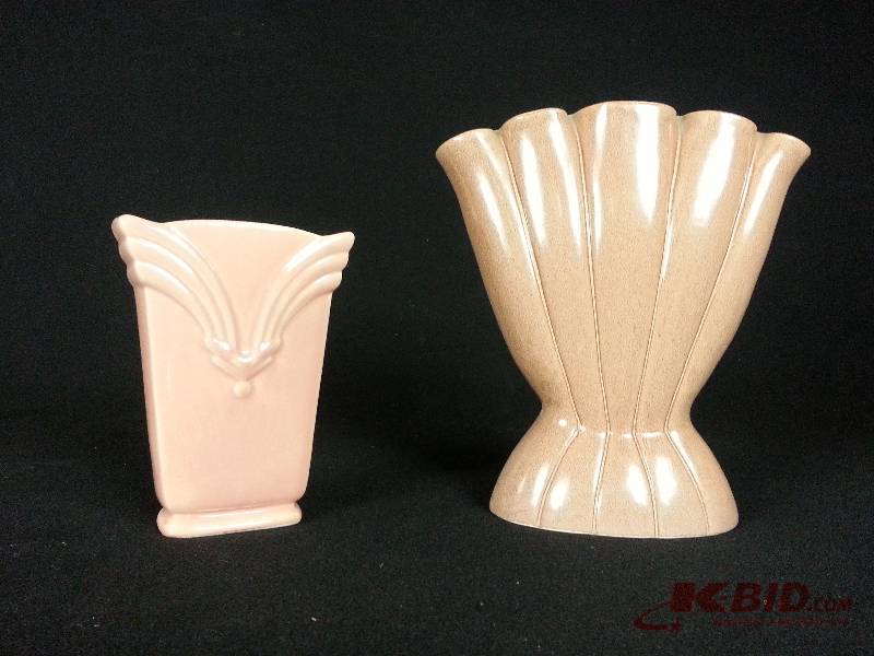 Redwing Pottery Flower Vase  Planters (Lot of 2)