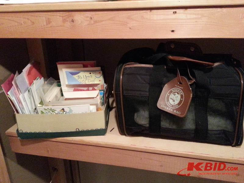 Sherpa Pet Carrier, Box of Stationary