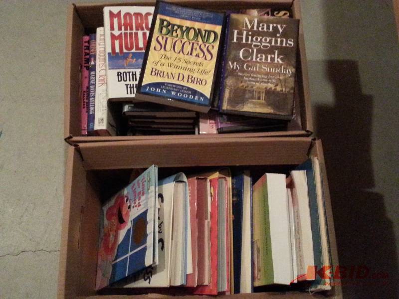 (2) Boxes of Books
